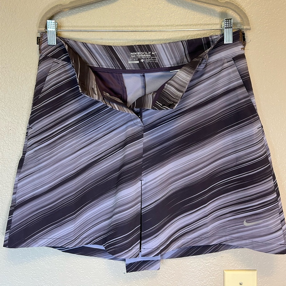 Nike Golf Tour Performance Dri-Fit Purple Skirt Summer Athletic Athleisure